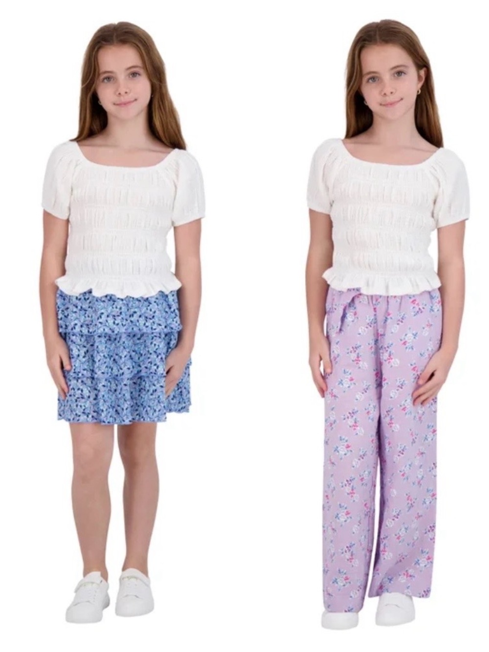 French Connection Youth 3-piece Purple Pant & Skirt Set